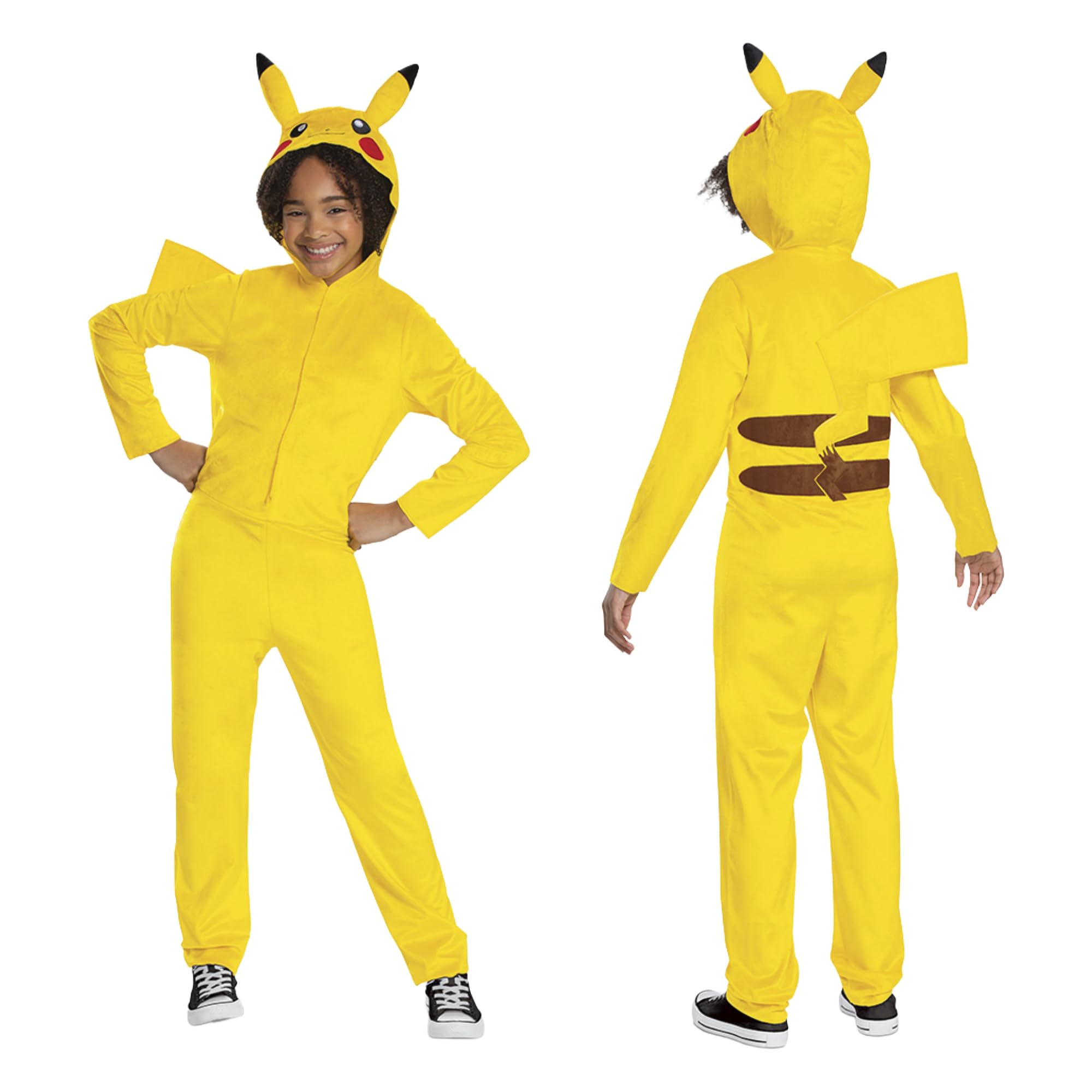 Pokémon Pikachu Jumpsuit for Kids - Officially Licensed by Disguise | Size 14-16 Years 1