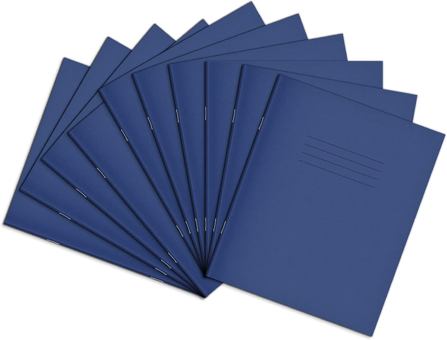 Rhino Composition Notebooks - 8 x 6.5 Inch, 48-Page, 12mm Lined, Dark Blue Cover, 10-Pack 1