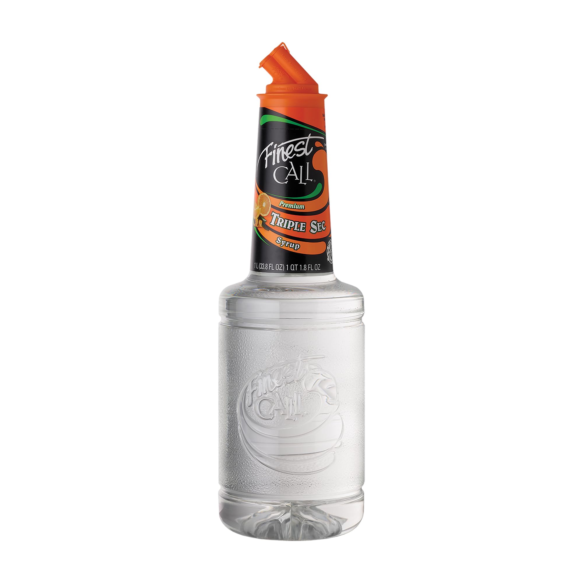 Finest Call Triple Sec Syrup - Non-Alcoholic Cocktail Ingredient | Premium Orange Essential Oils | 1 Litre