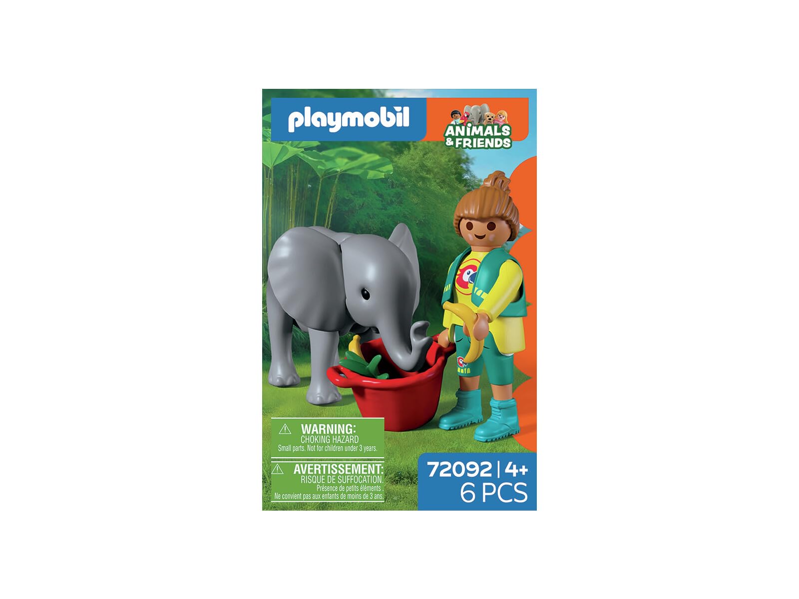Playmobil Zoo: Baby Elephant & Zookeeper Playset - Ages 4+ | Plastic | Unisex Children 4