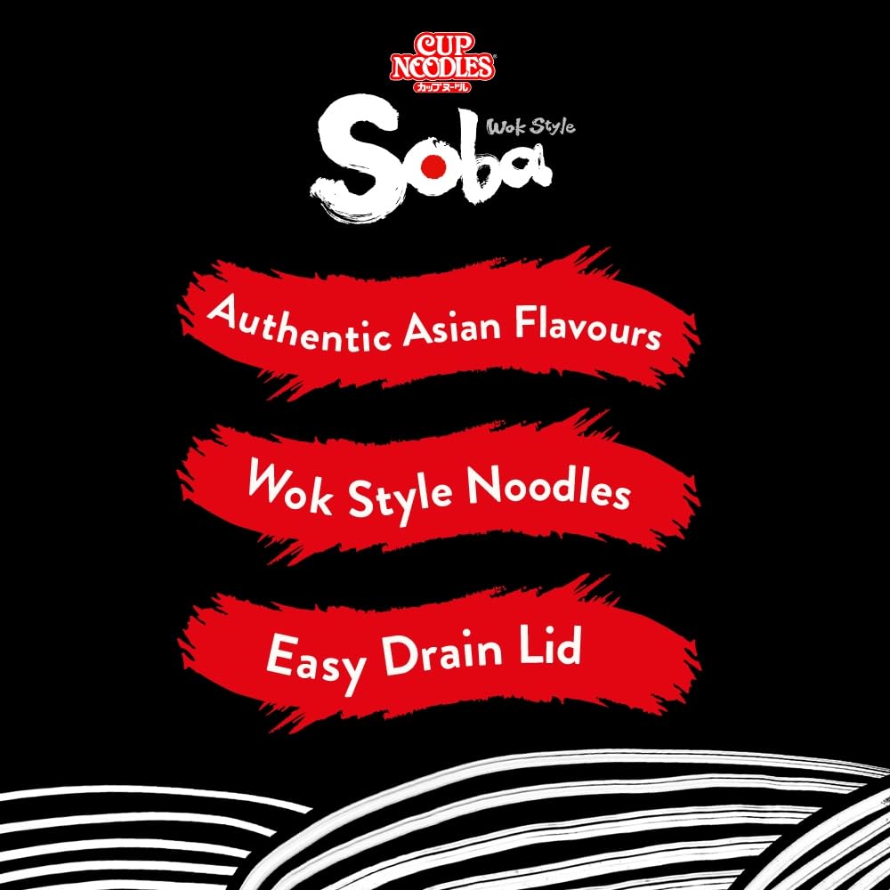 NISSIN Soba Wok Style Classic Flavoured Instant Noodles, 90 g 3