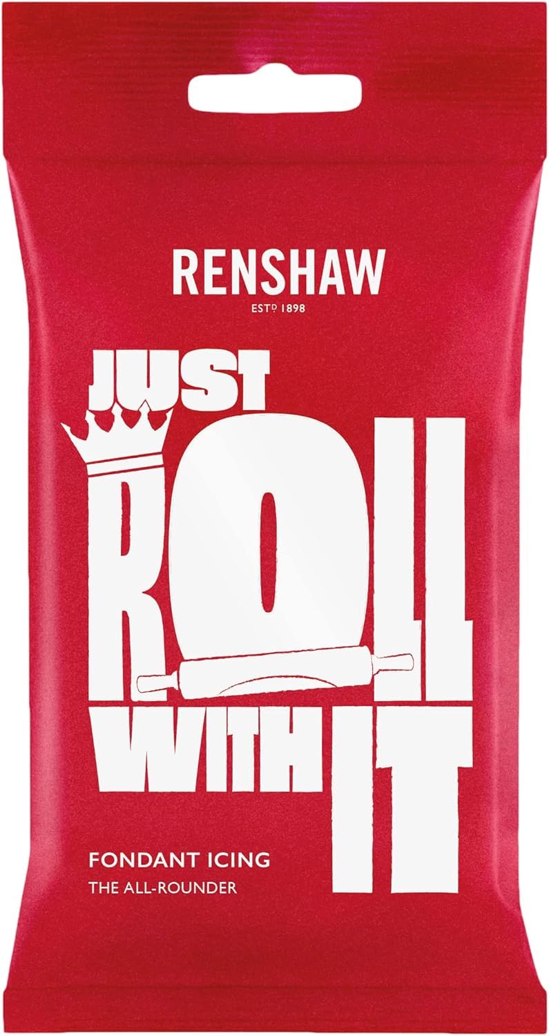 Renshaw White Just Roll With It Fondant Icing - Ready to Roll | 500g 1