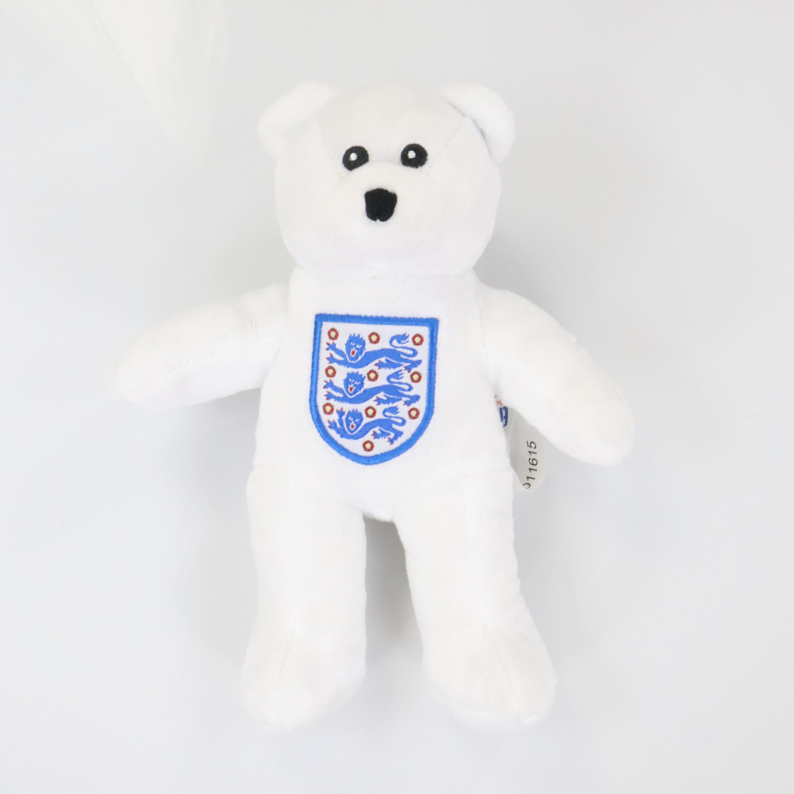 FOCO England Mascot Solid White Bear Stuffed Toy | Approx 20cm | Polyester