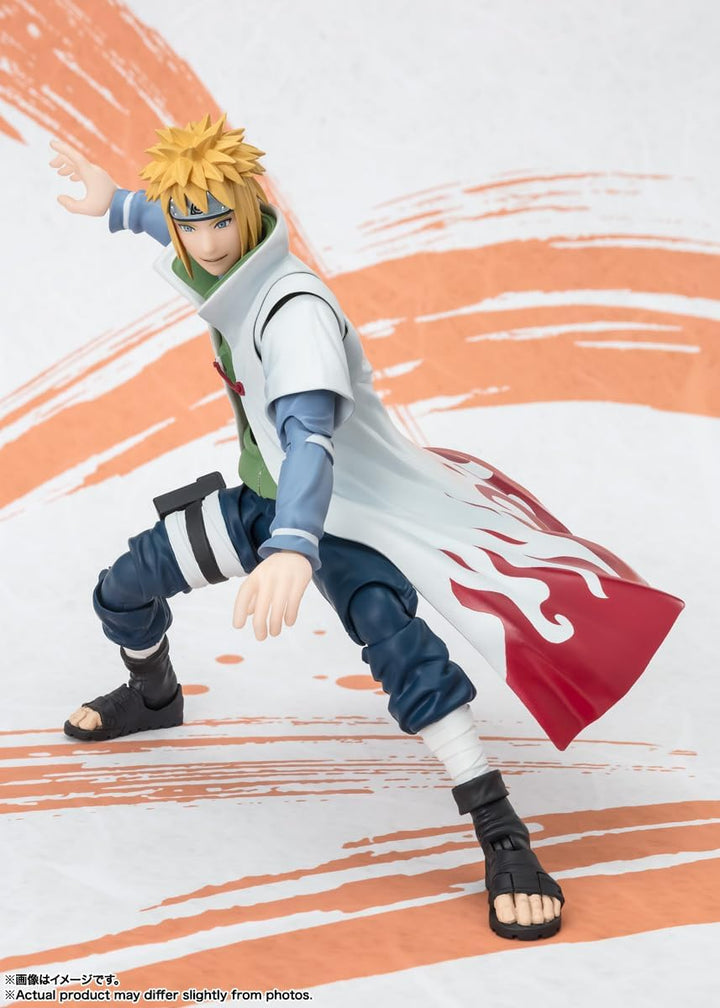 TAMASHII NATIONS Naruto Minato Namikaze NARUTOP99 Edition Action Figure - S.H.Figuarts Collectible