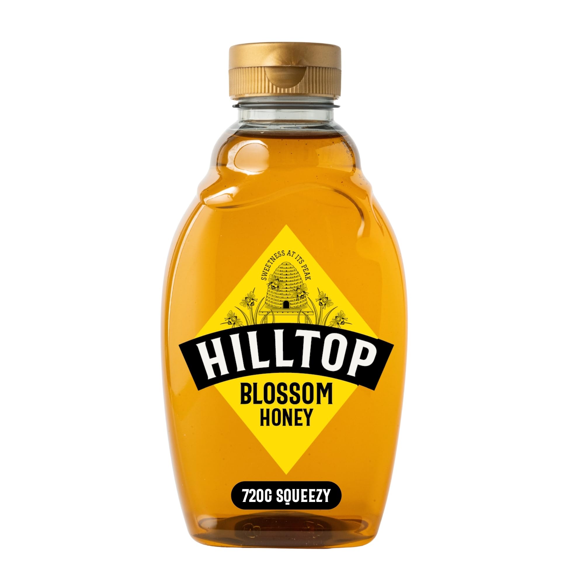 Hilltop Honey Blossom Honey - Pure Natural Honey | 720g Squeezy Bottle