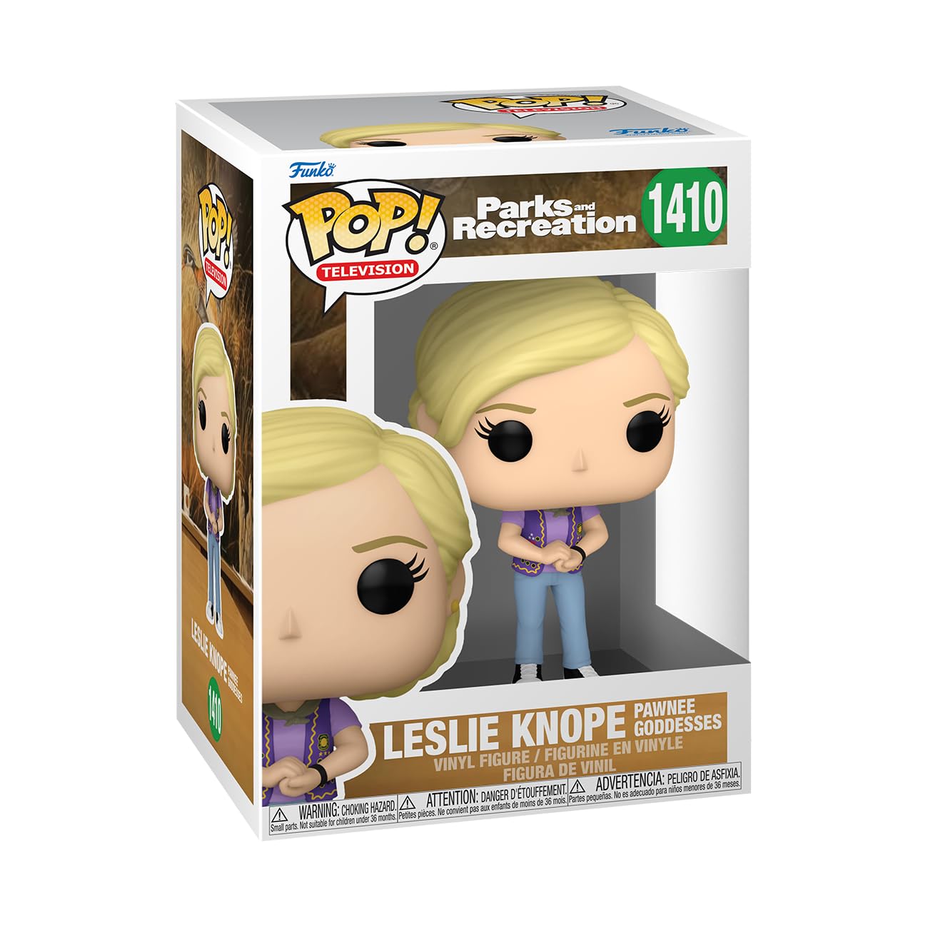 Funko Pop! TV: Parks and Recreation - Leslie Knope (Pawnee Goddesses) Vinyl Figure 9