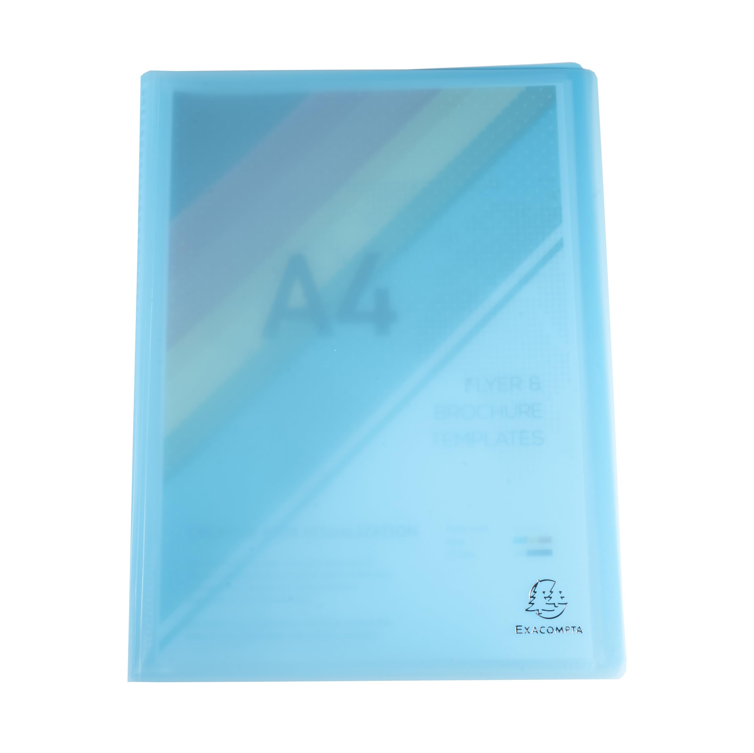 Exacompta Chromaline Presentation Book - 20 Pockets (40 Views) | A4 Size | Translucent Pastel PP