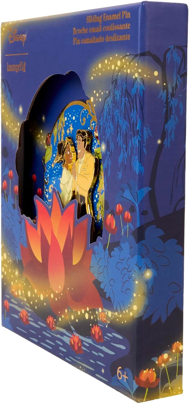 Loungefly Disney Princess and the Frog 15th Anniversary Glow-in-the-Dark Enamel Pin 2