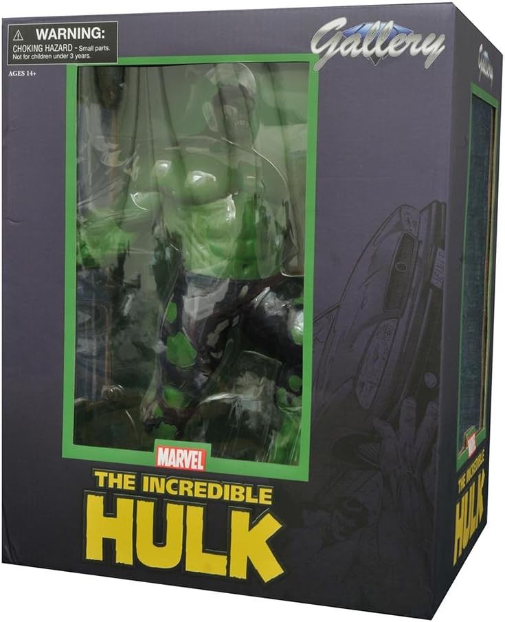 Marvel Comics Gallery Hulk PVC Figure - 11" Tall Collectible for Ages 14+