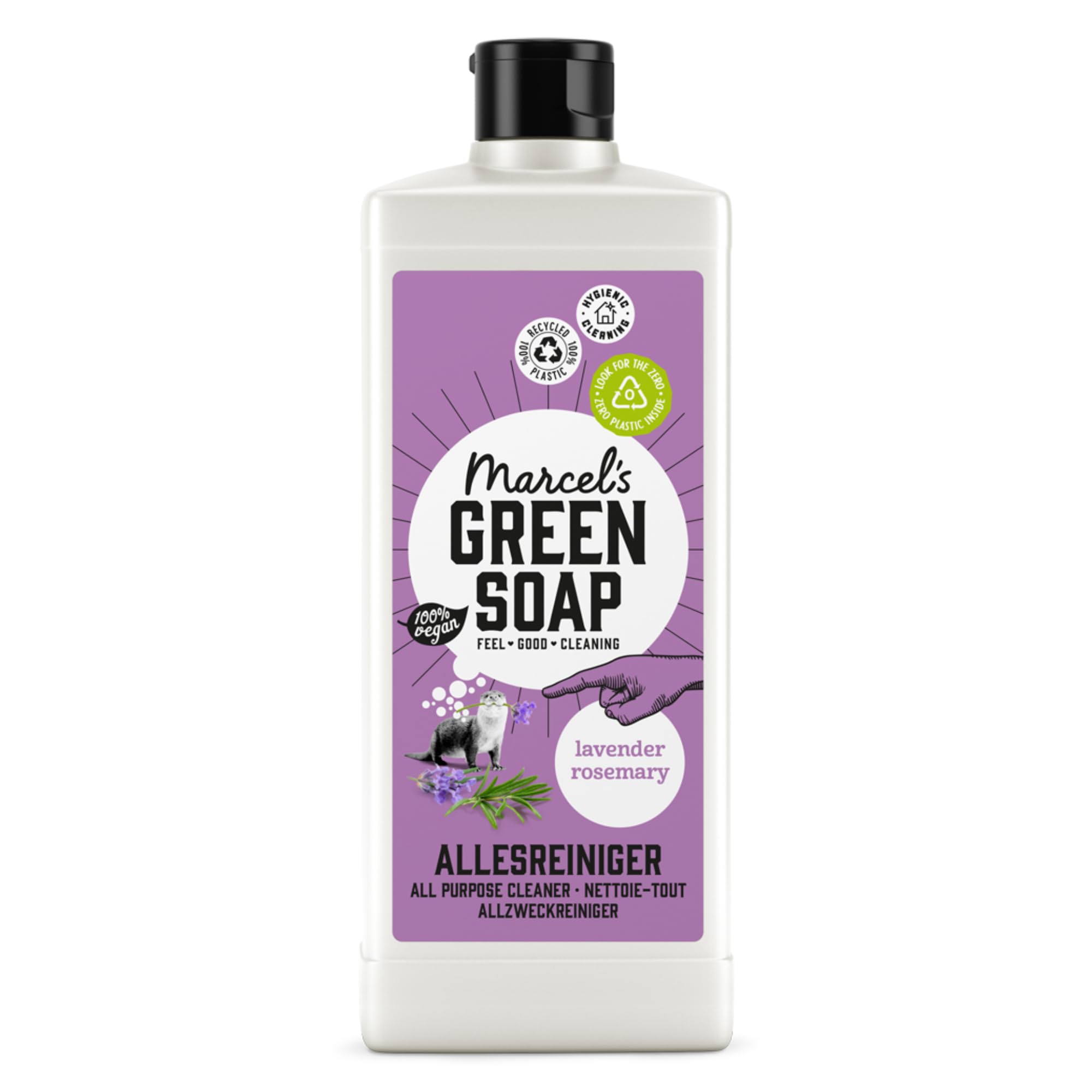 Marcel's Green Soap All Purpose Cleaner - Lavender & Rosemary Scent | 750 ml | Vegan & Microplastic-Free 1