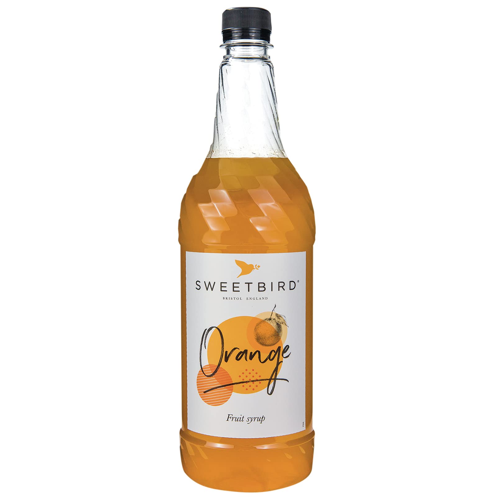 Sweetbird Orange Syrup (1 Litre) - Vegan Friendly Beverage Syrup