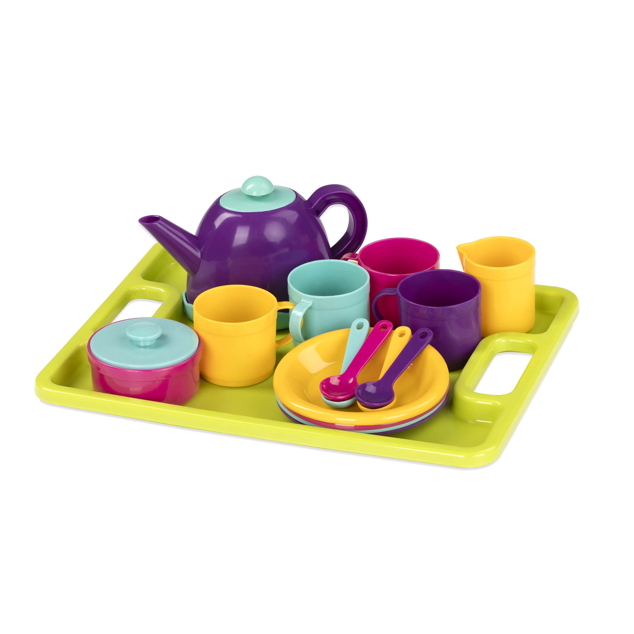 Battat 45-Piece Play Dinner Set – Tea Party & Supper Playset for Kids 3+ 3