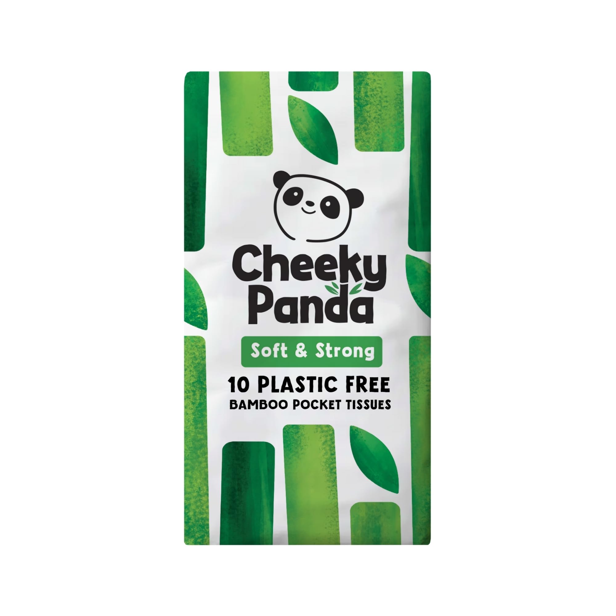 The Cheeky Panda Bamboo Facial Tissue - Plastic Free Travel Pack | Unscented | 1 Count