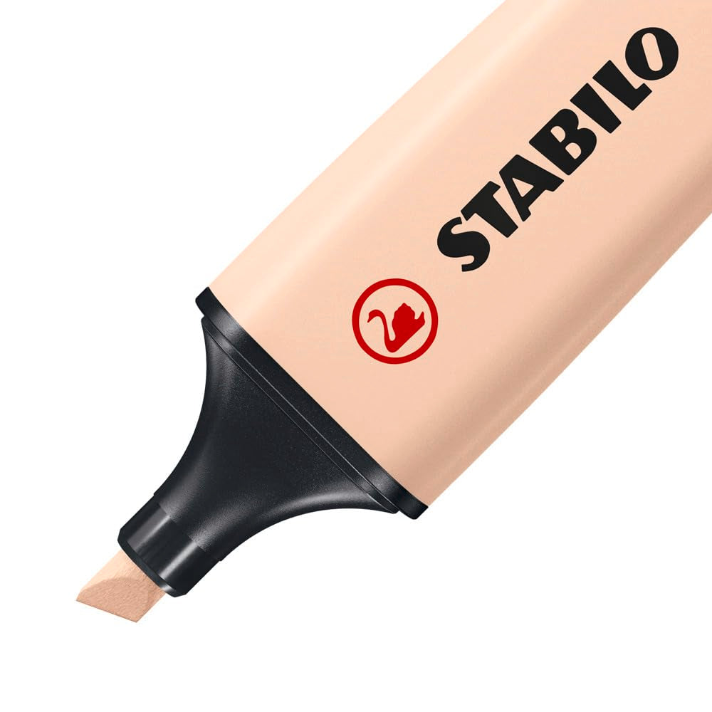 STABILO BOSS ORIGINAL NatureCOLORS Highlighter - Pack of 6 | Chisel Tip 2mm/5mm | Earthy Tones 3