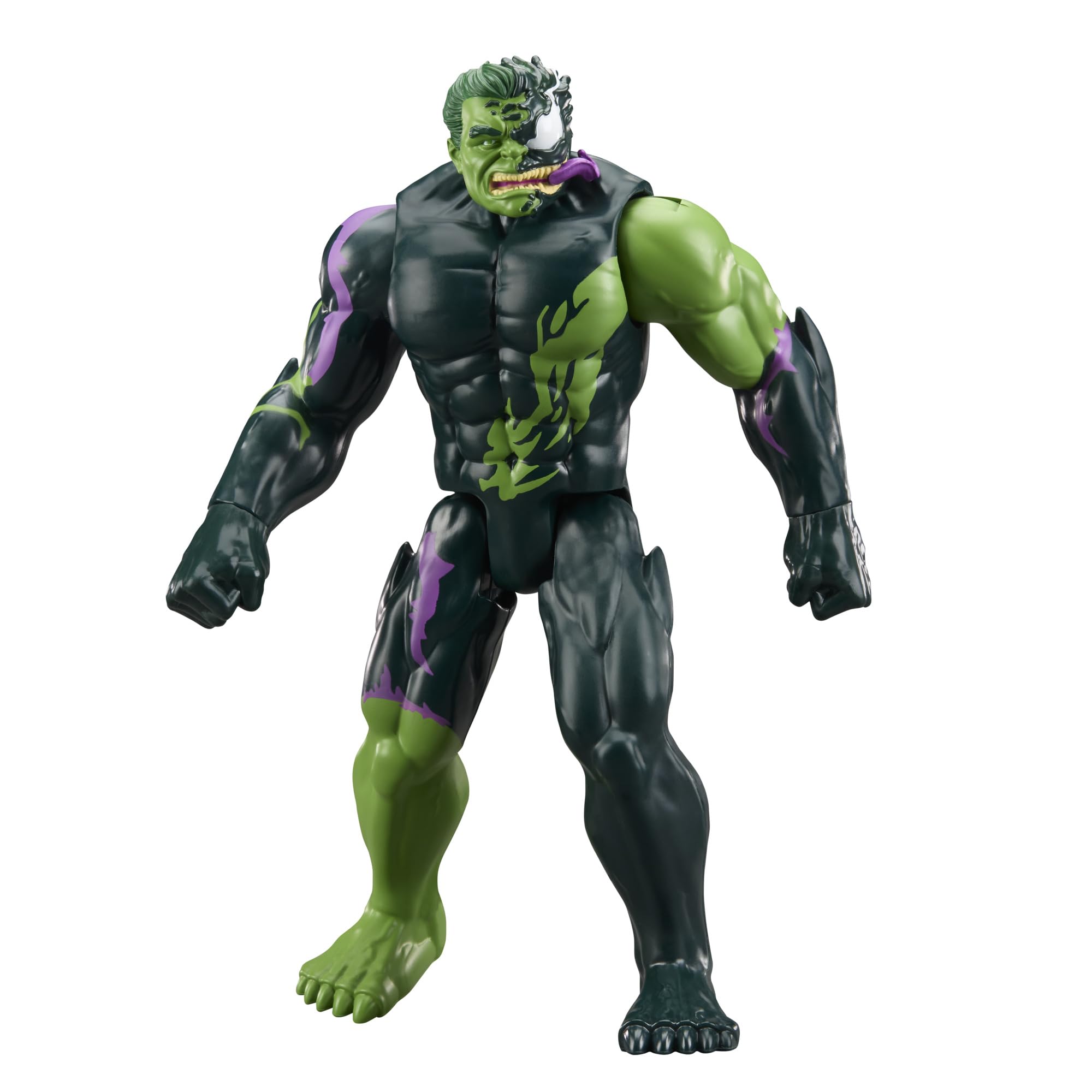 Marvel Avengers VenomVersus Titan Hero Series Venomized Captain America & Hulk 30-cm Action Figures 16