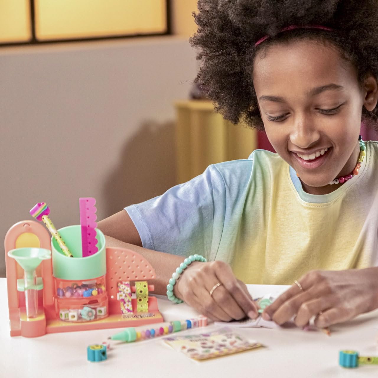 Canal Toys Mini Stationery Factory Set - Create & Customize Pens, Pencils & Notebooks 15