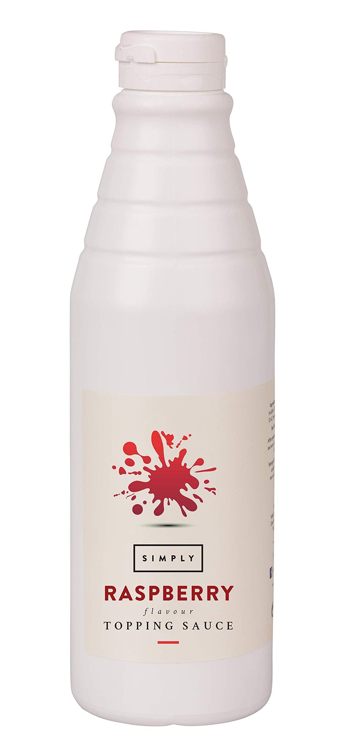 Simply Raspberry Topping Sauce - Dairy Free, Vegan, Halal Certified | 1 kg 1