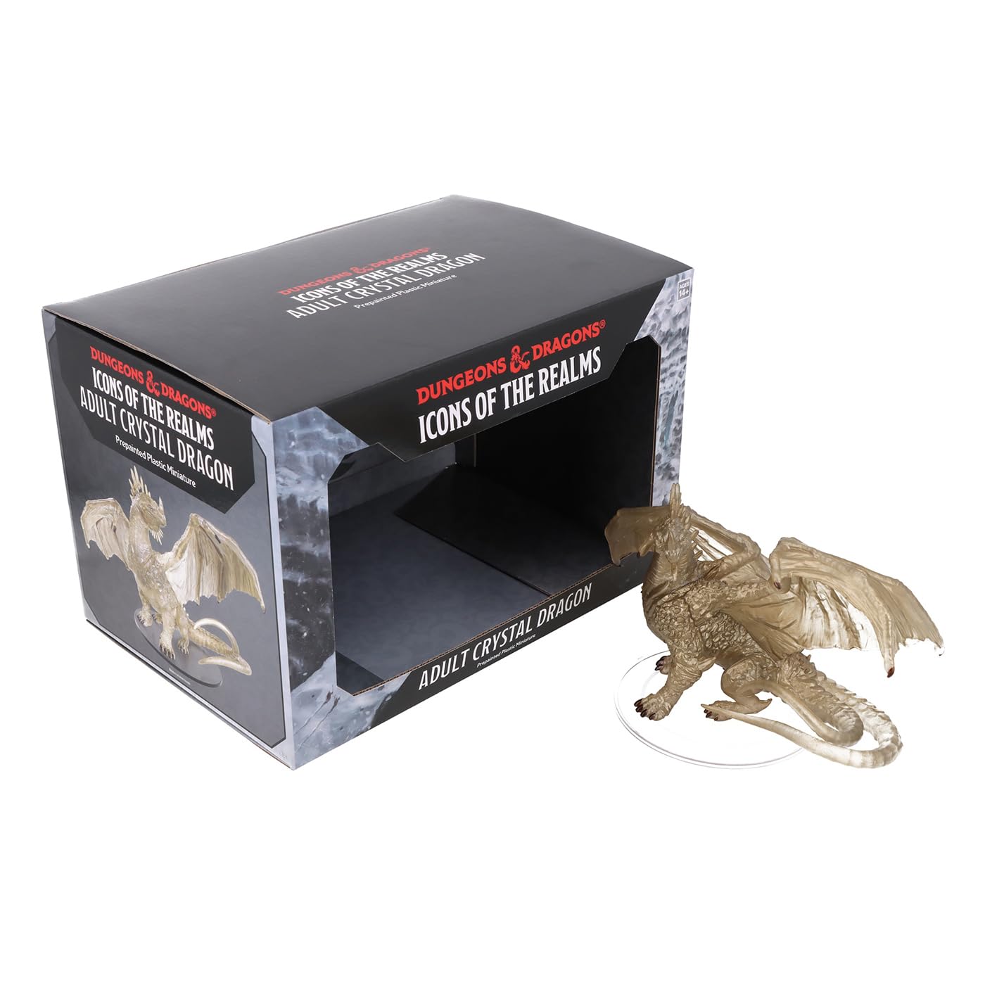 WizKids D&D Icons of the Realms Adult Crystal Dragon Miniature 1