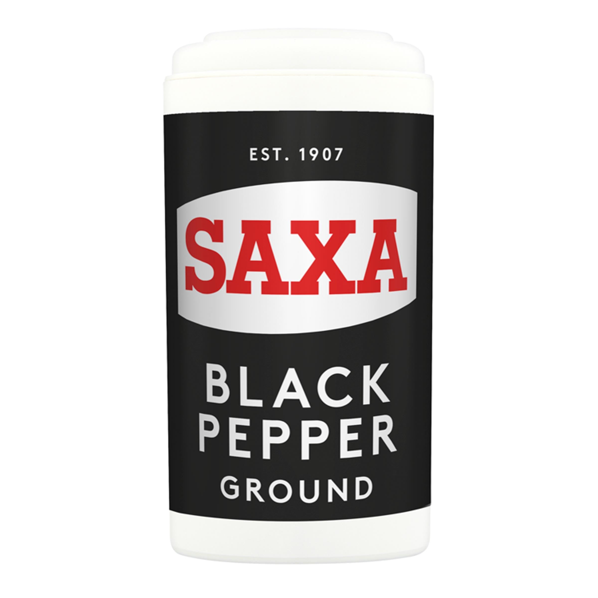 Saxa Ground Black Pepper - Premium Aromatic Seasoning | 25g Shaker 1