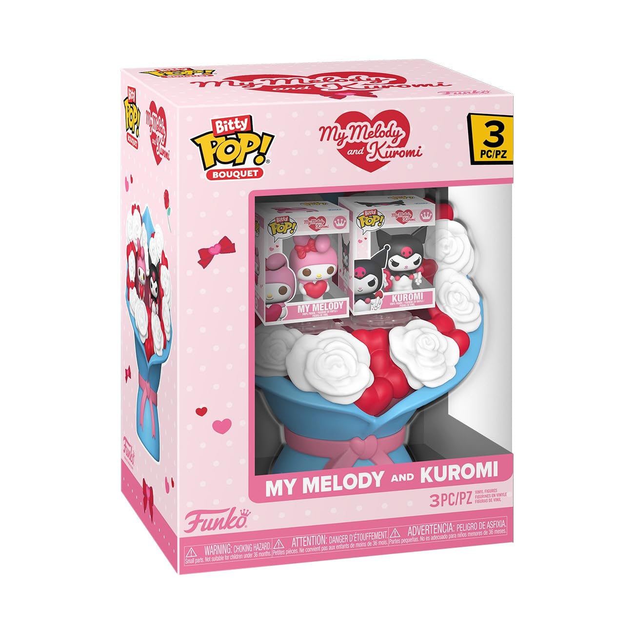 Funko Bitty POP! Bouquet: Hello Kitty - My Melody Vinyl Figure | 3.75 in | Model 87807 1