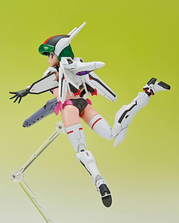 GOOD SMILE Aoshima - Macross F VF-25F Messiah Ranka Lee Plastic Model Kit - Anime Series Collectible for Ages 15+