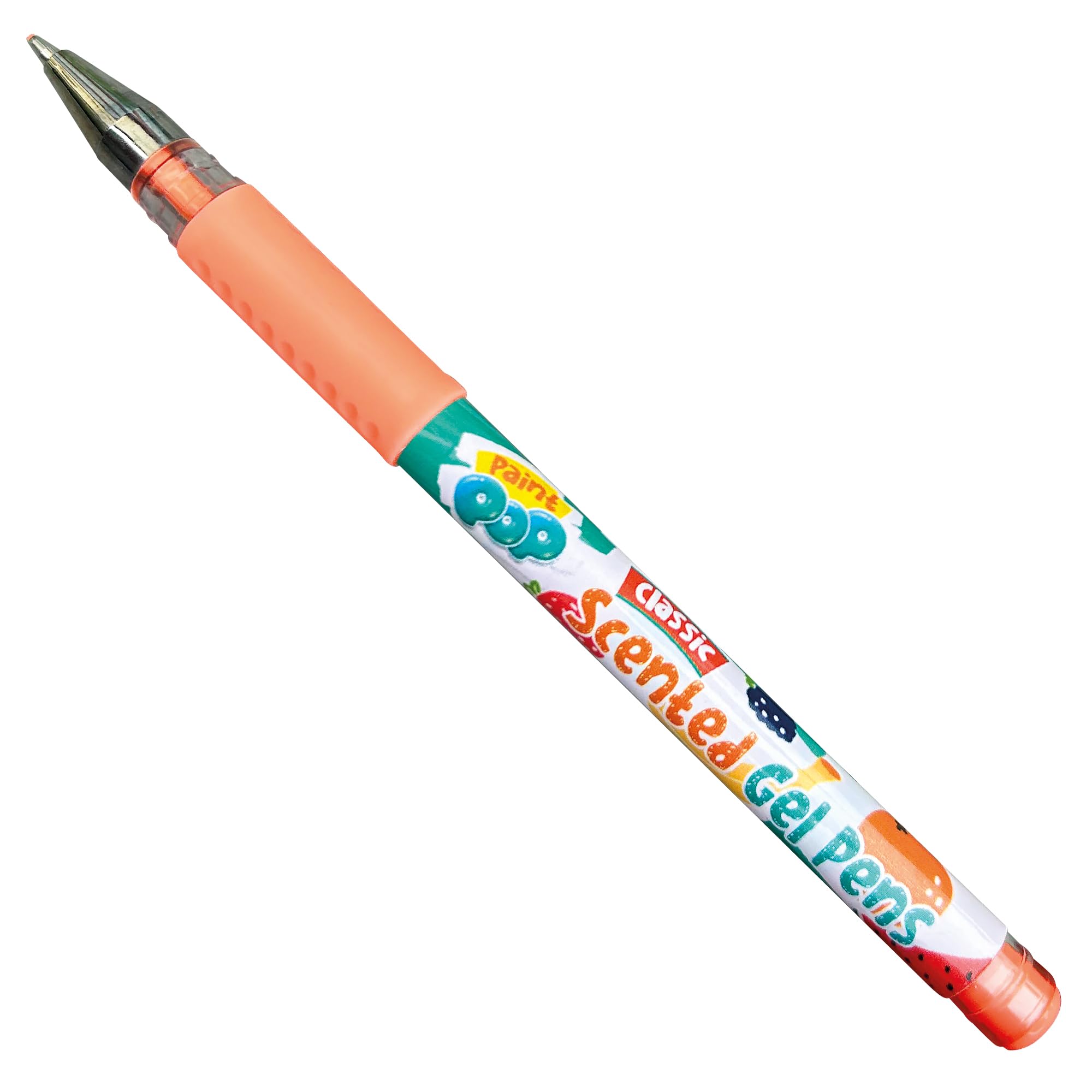 Paint Pop Fruity Scents Gel Pens - 24 Colour Set | Glitter, Metallic & Classic Ink | Kid Safe 2
