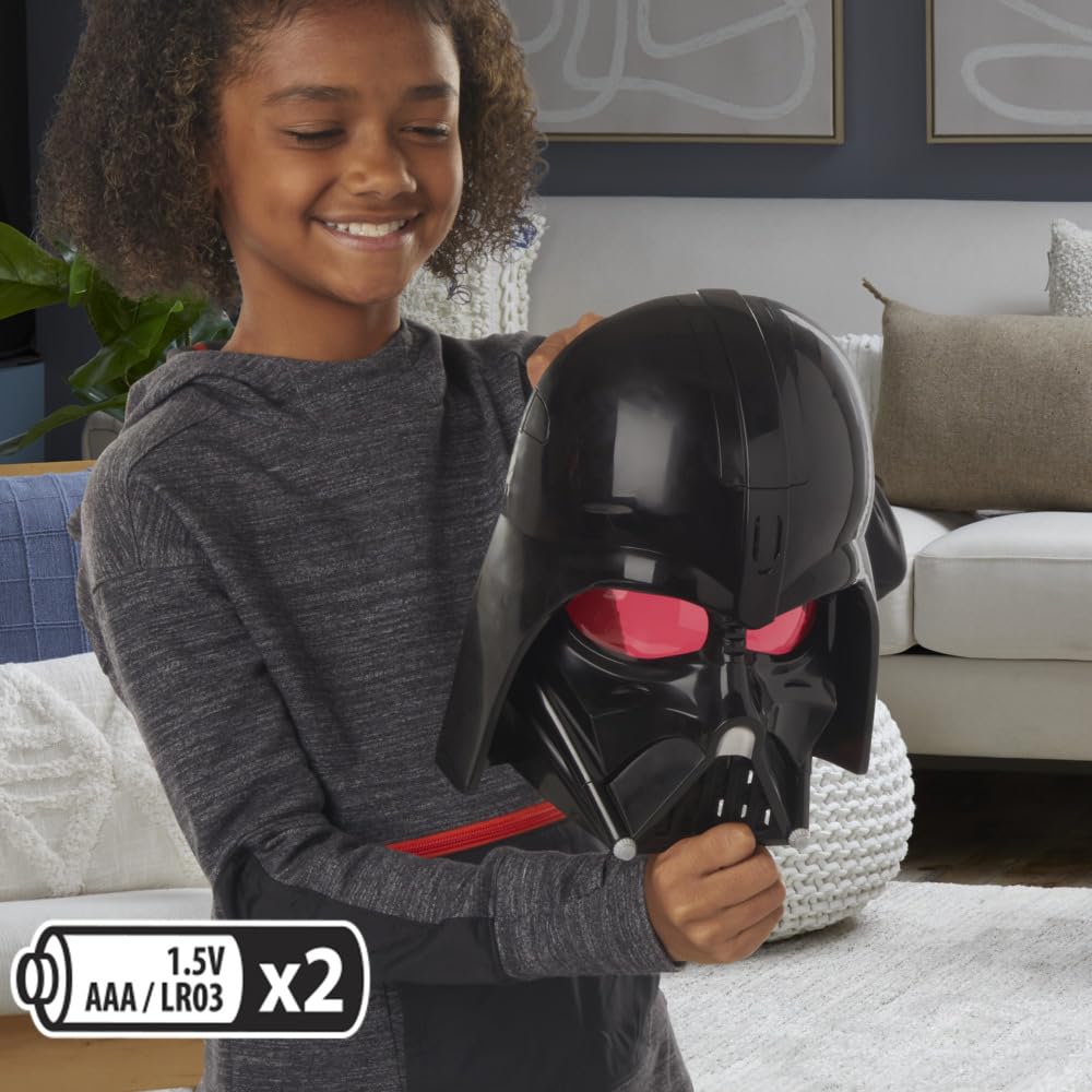 Star Wars Darth Vader Electronic Mask - Sound Effects & Phrases | Ages 5+ | Batteries Included 5
