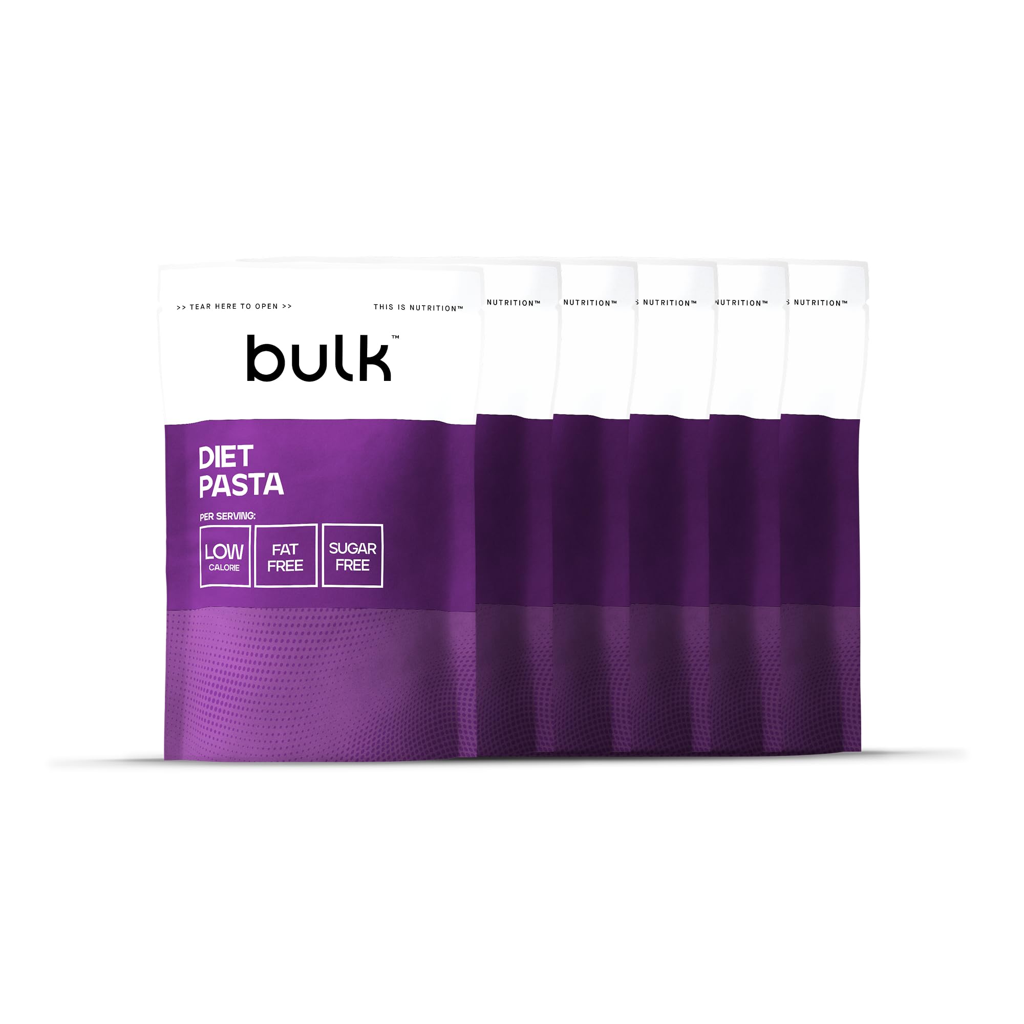 Bulk Konjac Pasta - Low Calorie Glucomannan Noodle | 200g Pouch | Pack of 6 1