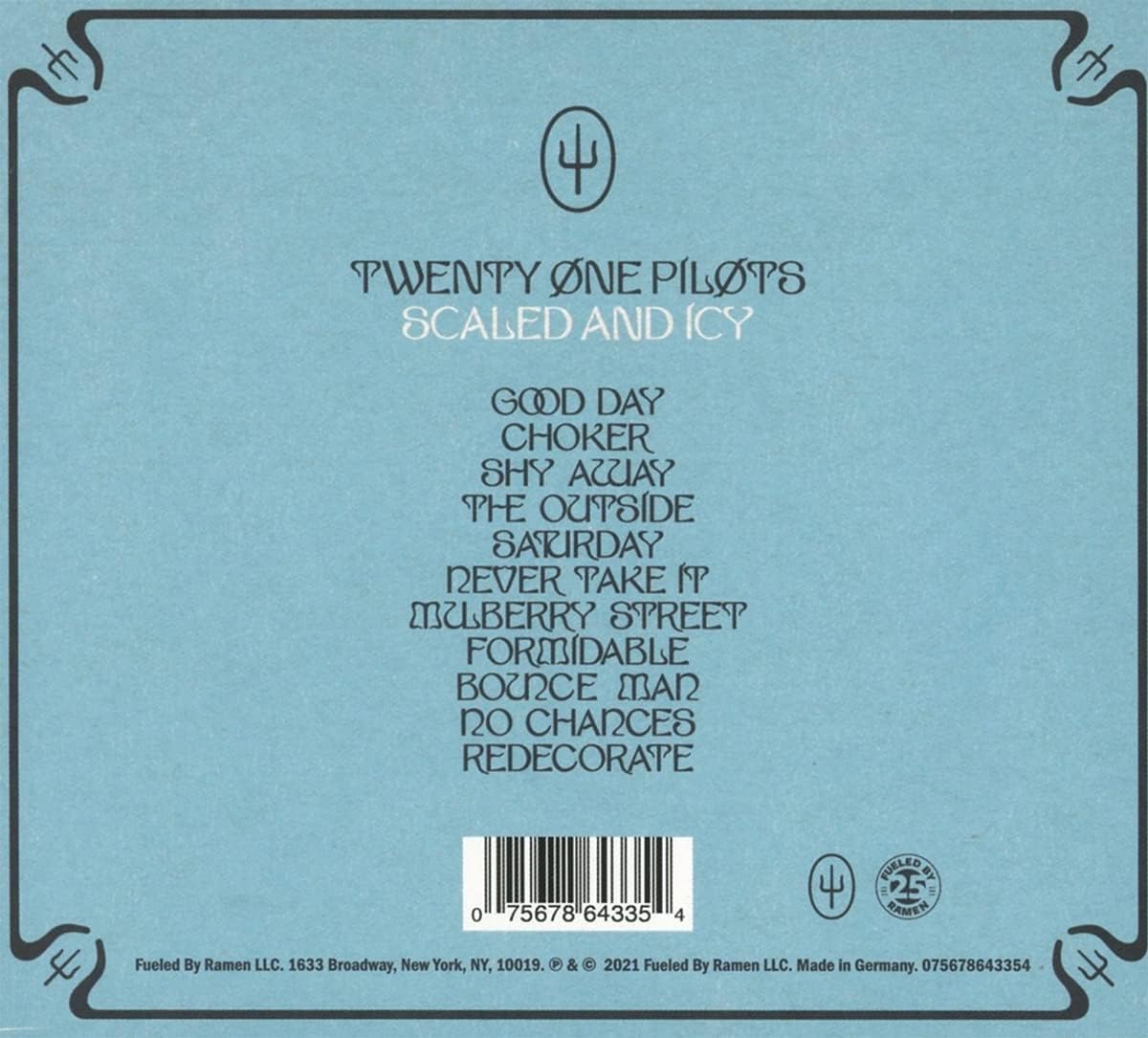 Twenty One Pilots - Scaled And Icy Audio CD 2