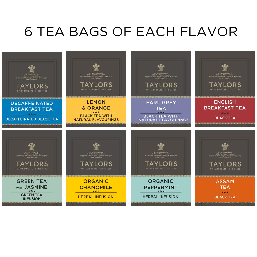 Taylors of Harrogate Assorted Speciality Teas Selection Gift Box - 8 Flavour Variety Pack 2