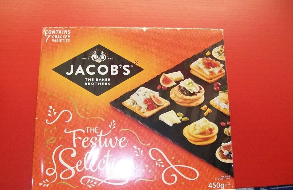 Jacob's Biscuits for Cheese Carton - 7 Variety Crackers 450g