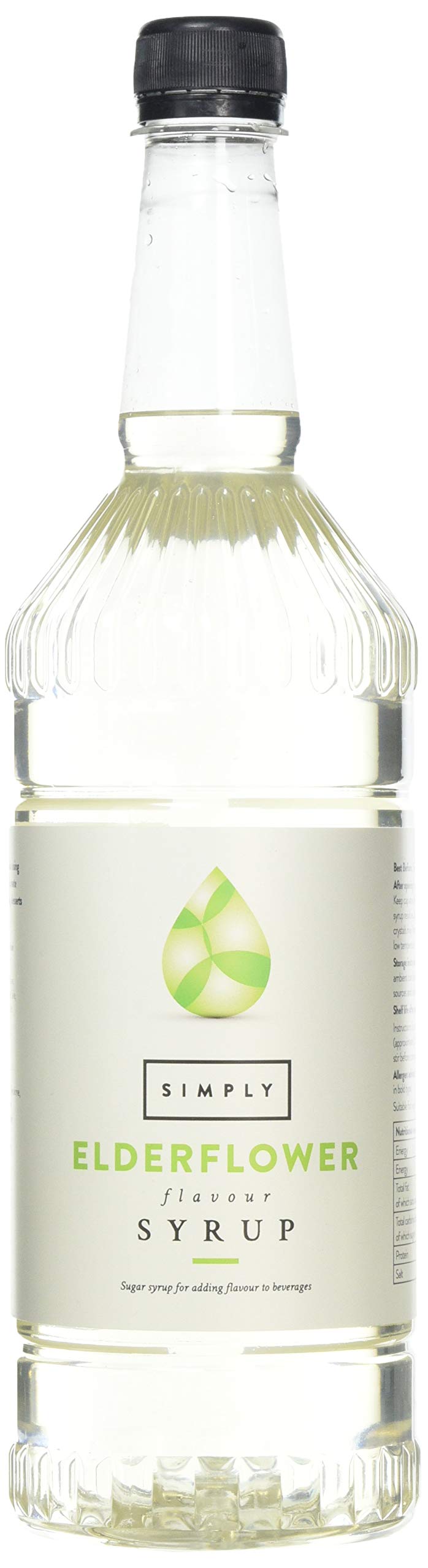 Simply Elderflower Syrup - Vegan & Nut Free Flavoured Syrup for Drinks & Baking