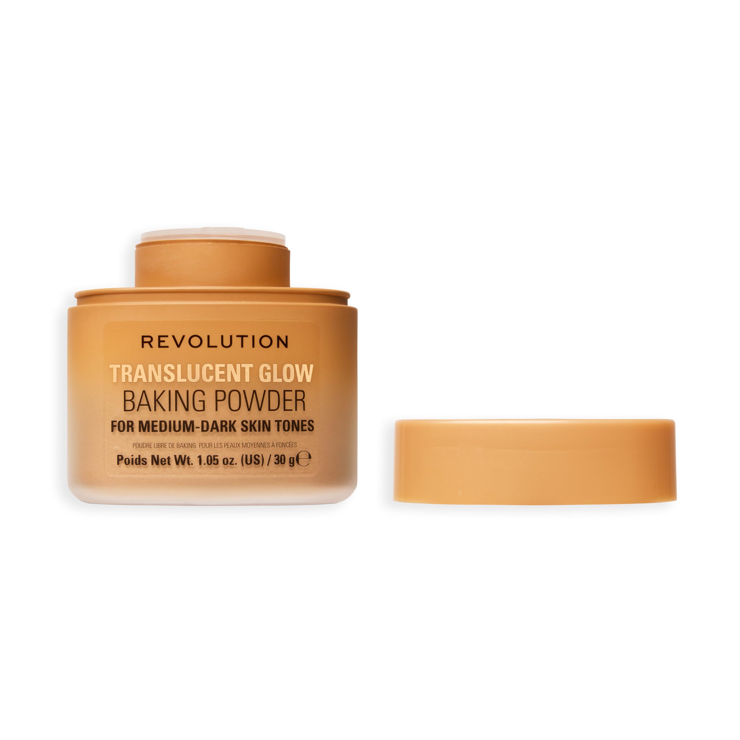 Revolution Beauty London Translucent Glow Loose Baking Powder - Medium to Dark | 30 g