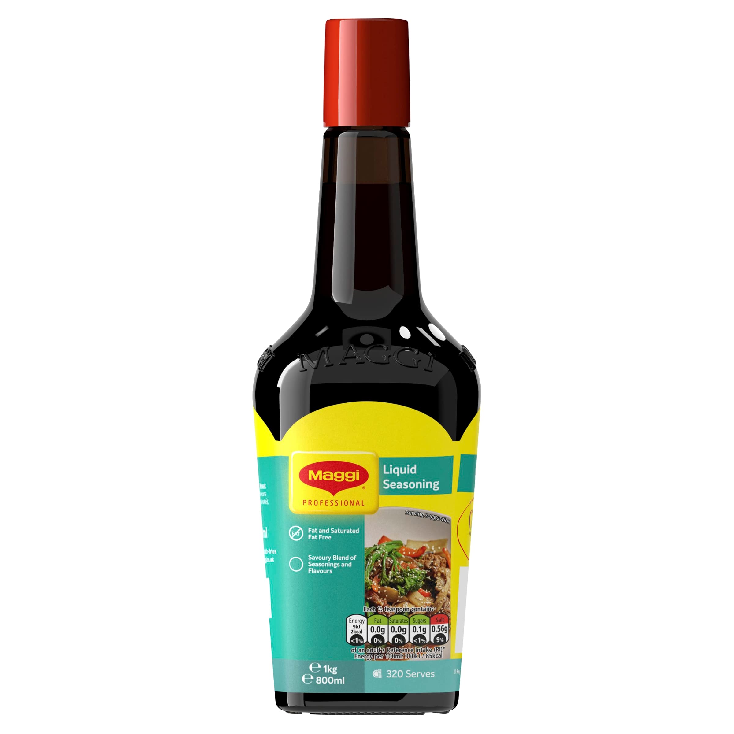MAGGI Liquid Seasoning - Savoury Flavour Enhancer | 1 KG Bottle | Vegan Friendly 2