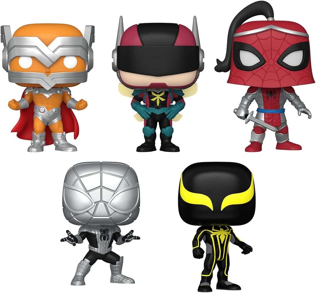 Funko Pop! Marvel Year of the Spider - Spider-Man 5-Pack Vinyl Figure Set (62281) 2