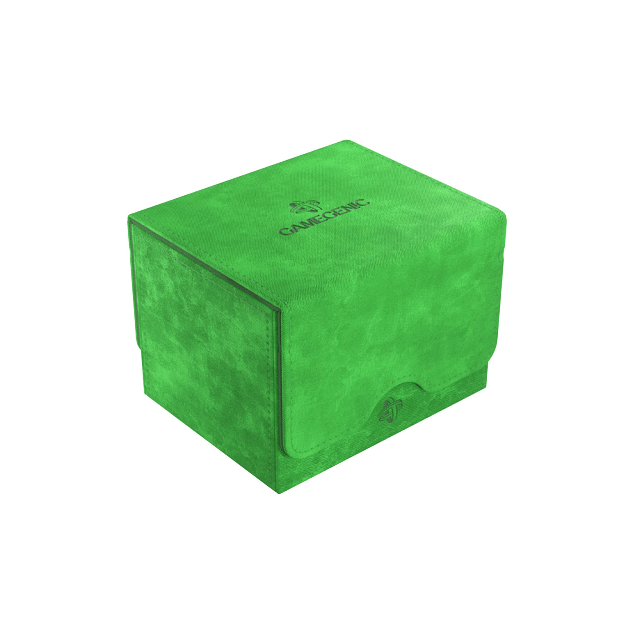 Gamegenic Sidekick 100+ XL Card Storage Box - Holds 100 Double-Sleeved Cards, Green 1