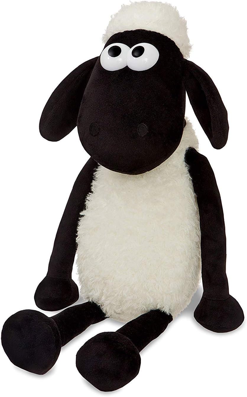 Shaun the Sheep 61174 Cuddly Plush Toy - Black and White, 12in, Suitable for Birth and Up 2