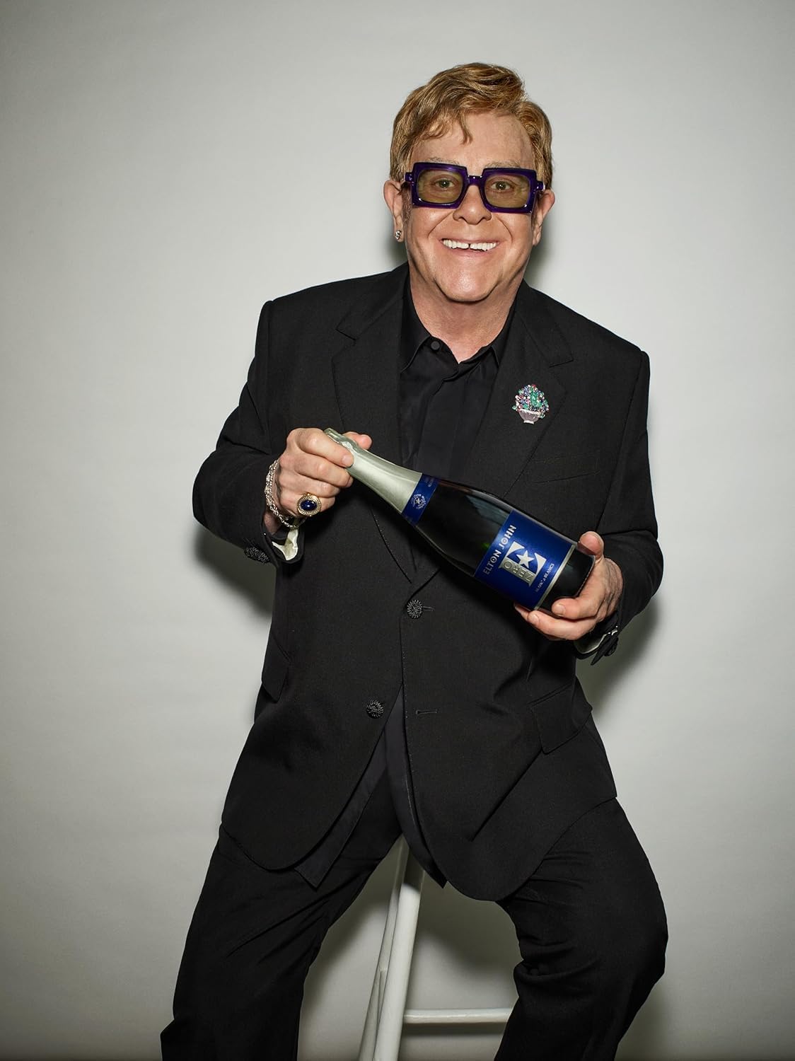 Blue Tree Elton John Blanc de Blancs Zero Non-Alcoholic Sparkling Wine | 75cl | 0% ABV 3