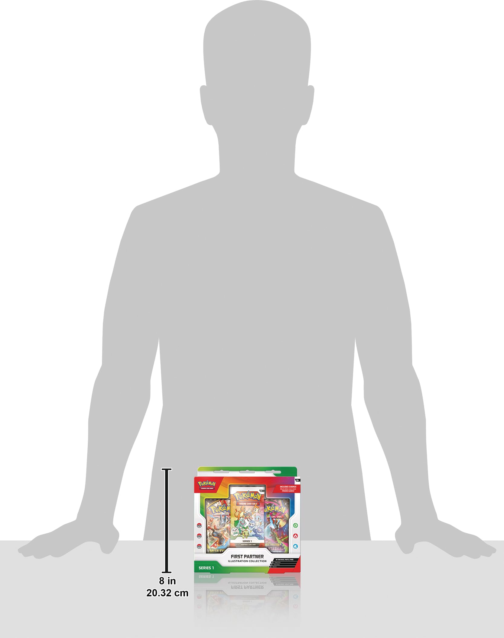 Pokémon TCG: First Partner Illustration Collection—Series 1 | Includes 3 Promo Cards, 2 Booster Packs | Ages 6+ 5