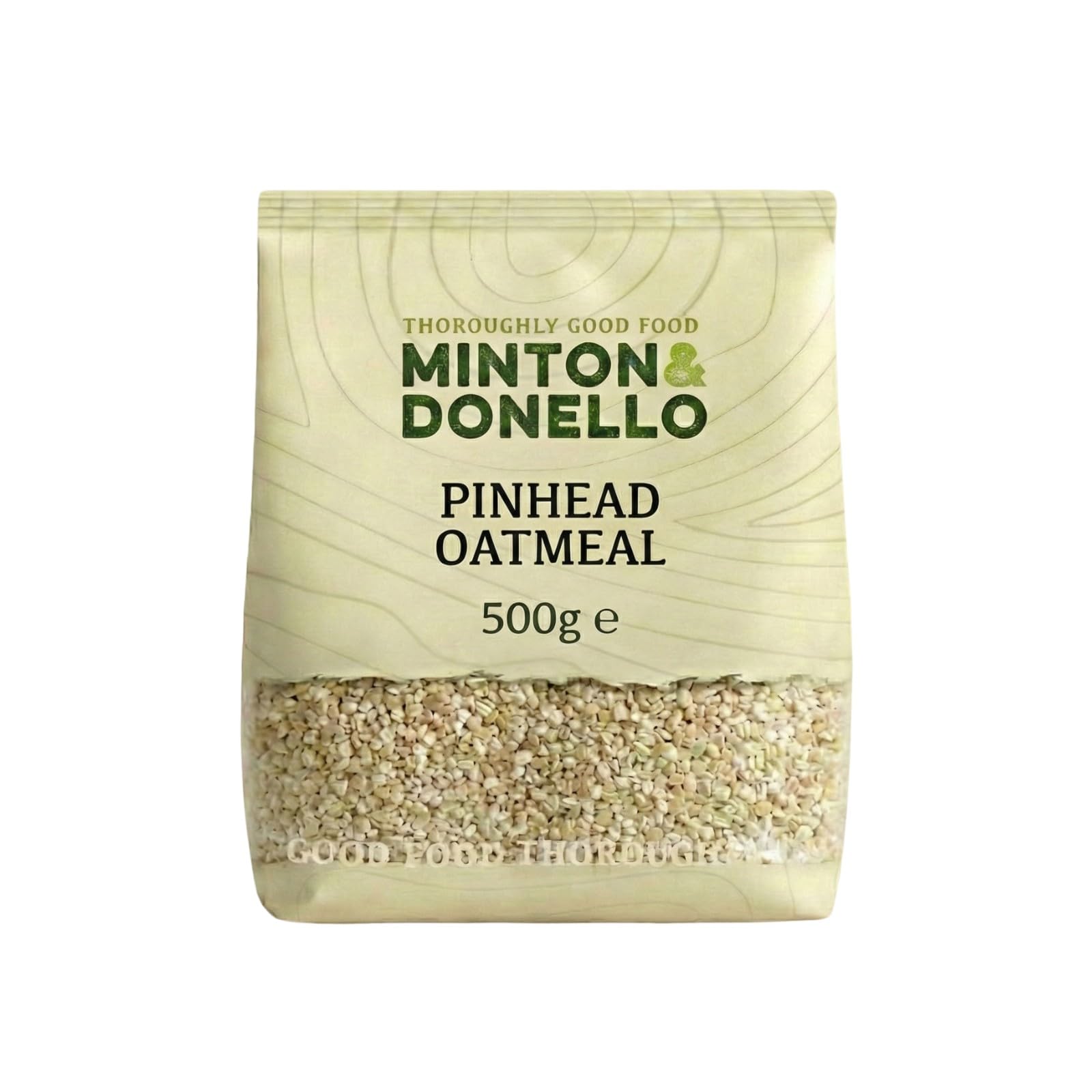 Minton & Donello Pinhead Oatmeal - Traditional Porridge & Baking Ingredient | 500g