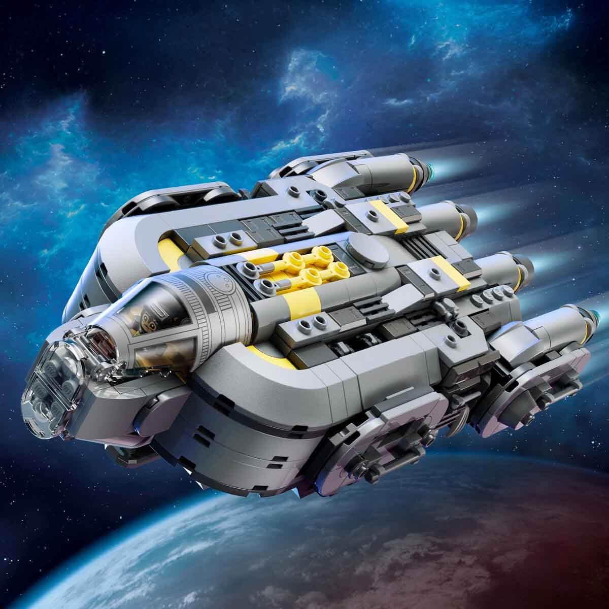 LEGO Star Wars 75445 Anzellan Starship Building Set for Ages 9+ | Includes Grogu & 2 Anzellans 2