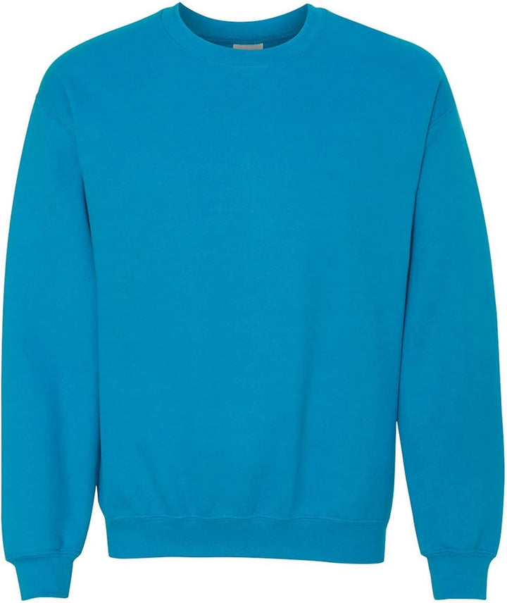 Gildan Heavy Blend Unisex Adult Crewneck Sweatshirt - Soft Fleece, 50% Cotton 50% Polyester, Purple (Size S)