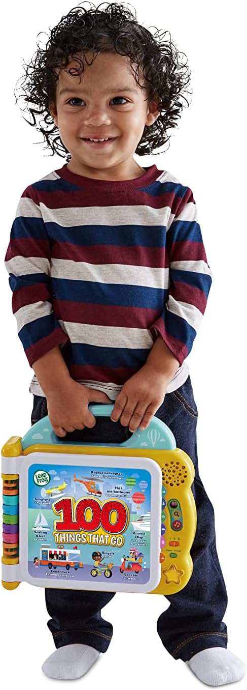 LeapFrog 100 Things That Go - Interactive Bilingual Learning Book for Toddlers 18M+ 2