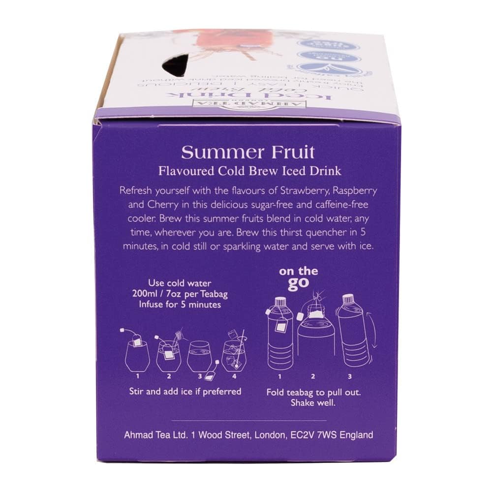 Ahmad Tea Summer Fruits Cold Brew Infusion Tea - 20 Teabags 6