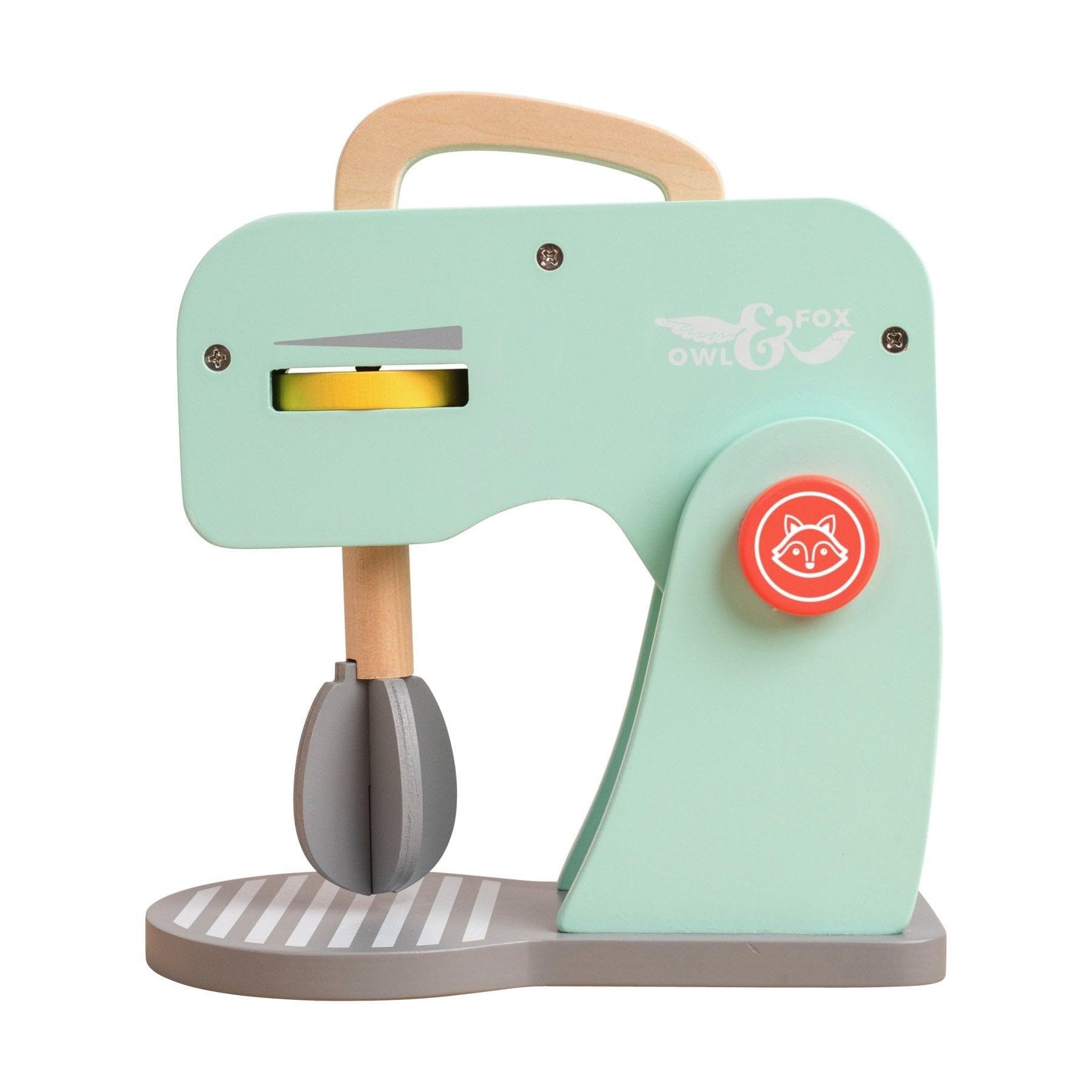 Owl & Fox Wooden Baking Set - Pretend Play Kitchen Appliance for Ages 36 Months to 8 Years 5