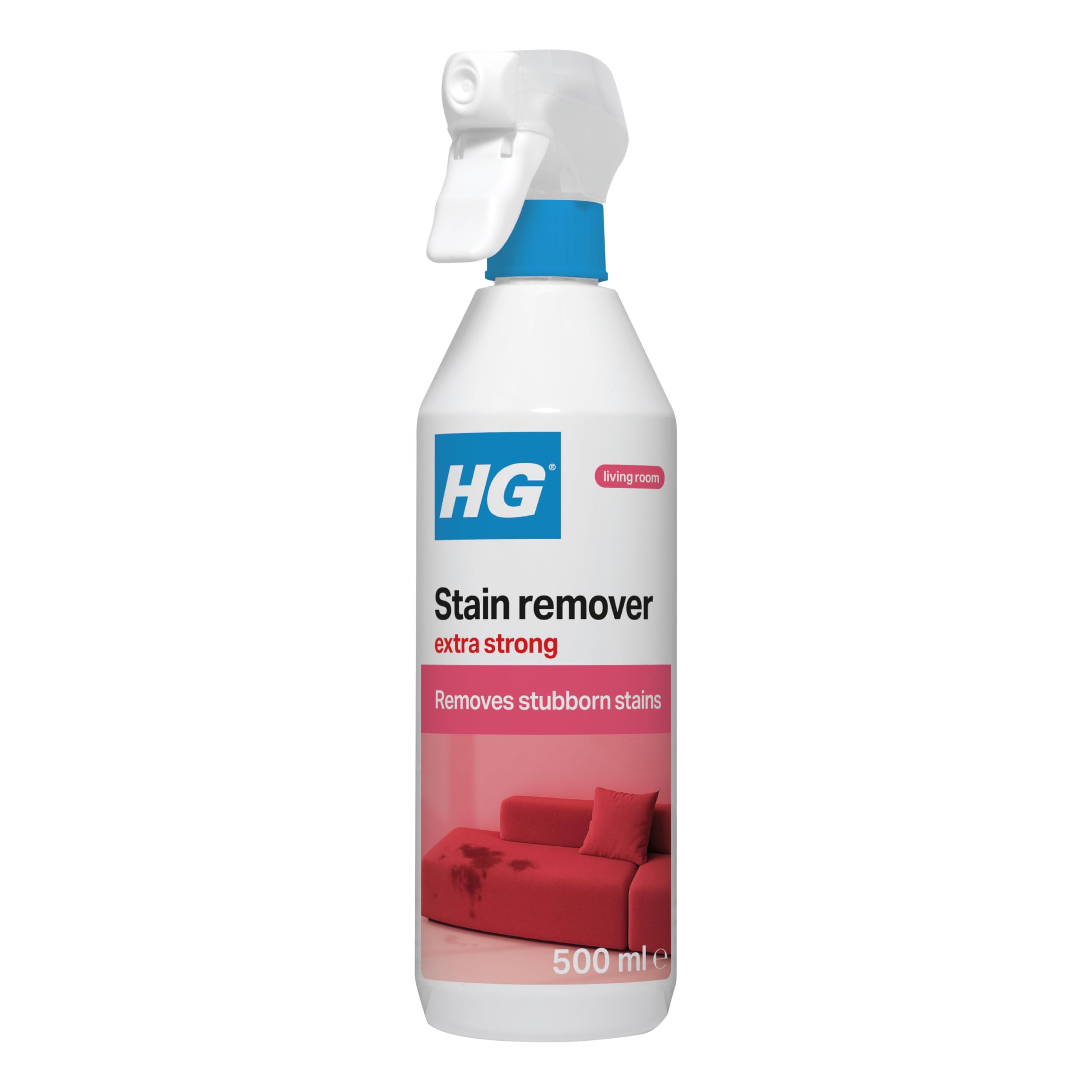 HG Stain Remover Extra Strong - Carpet & Upholstery Cleaner with Oxygen | 500ml 1