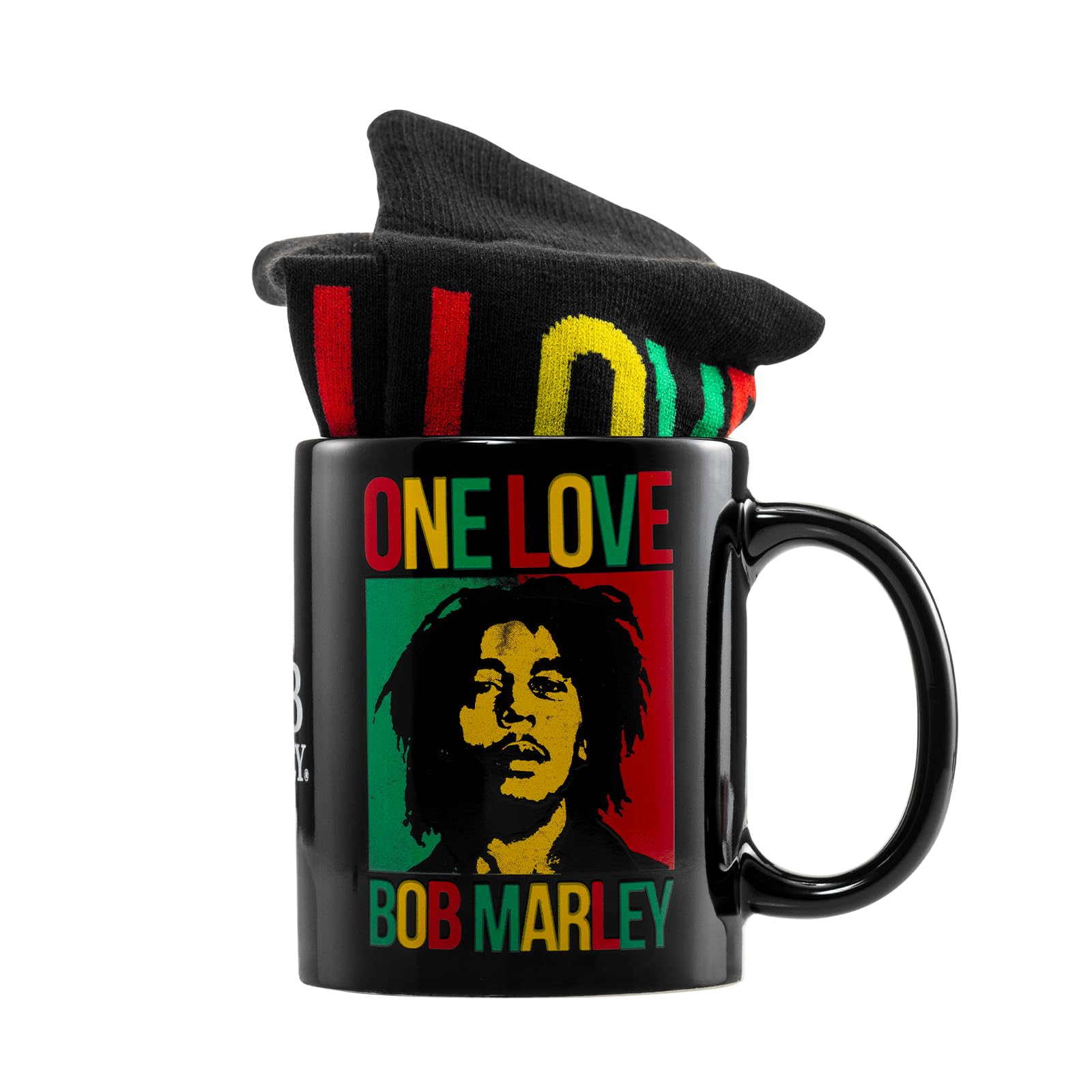 Pyramid International Bob Marley Mug and Socks Set - Multicolor, 11 Ounces 2