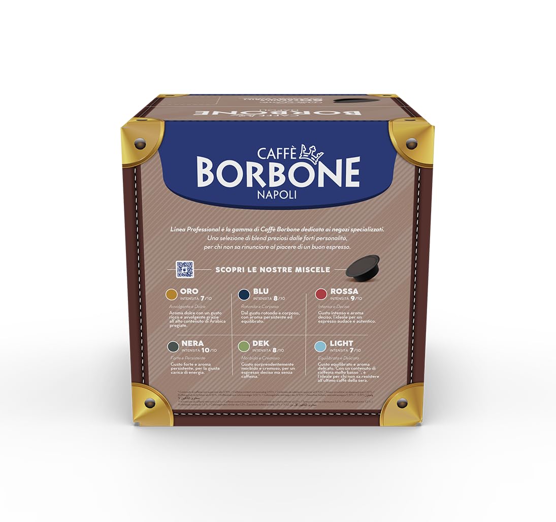Caffè Borbone Don Carlo Dek Decaffeinated Coffee Blend - 50 Capsules - Compatible with Lavazza A Modo Mio Machines 3