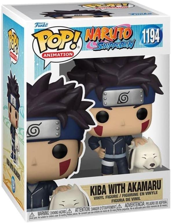 Funko Pop! Animation Naruto - Kiba Inuzuka with Akamaru Vinyl Figure (49804)