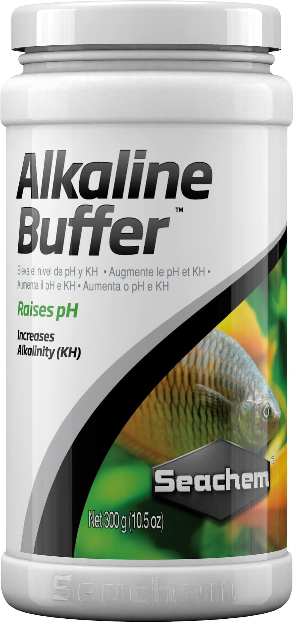 Seachem Alkaline Buffer Water Treatment Powder - Adjusts pH 7.2-8.5 | Increases Alkalinity | 300 g